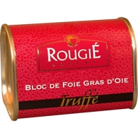 Hipercor  ROUGIE bloc de foie gras de oca trufado lata 145 g