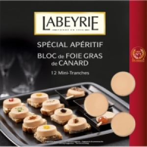 LABEYRIE foie gras de pato en mini lonchas envase 90 g