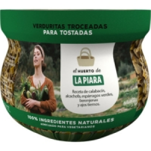 LA PIARA El Huerto receta de calabacín, alcachofa, espárrago 2.55 €