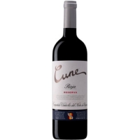 Hipercor  CUNE vino tinto reserva D.O. Rioja botella 75 cl