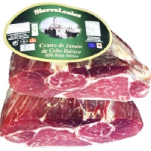 SIERRA LEALES jamón deshuesado de cebo ibérico 50% raza ibér 49.00 €