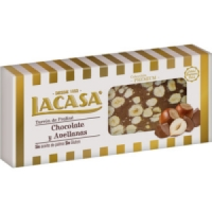 LACASA turrón de chocolate y avellanas Sin Gluten Calidad Su 4.99 €