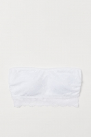HM   Sujetador bandeau de encaje
