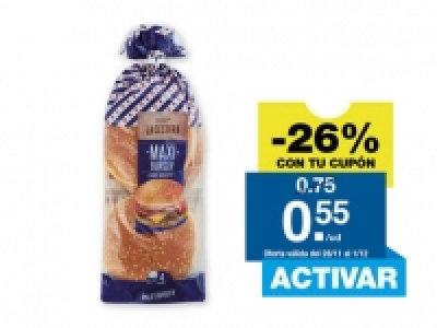 Lidl  La Cestera® Maxi burger con sésamo