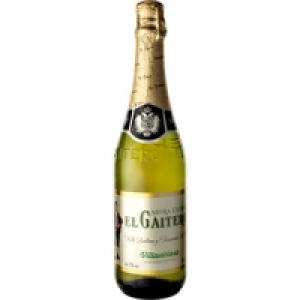 EL GAITERO sidra achampanada extra etiqueta dorada botella 7