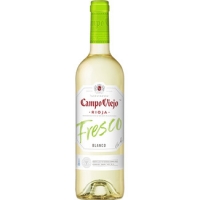 Hipercor  CAMPO VIEJO vino blanco fresco D.O. Rioja botella 75 cl