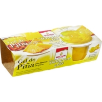 Hipercor  GOLDEN gel de piña con trocitos de piña pack tarrina 120 g
