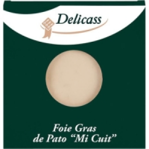 Hipercor  DELICASS foie gras de pato mi cuit envase 40 g