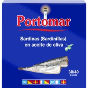PORTOMAR SERIE NAUTICA sardinillas en aceite de oliva 30-40  6.20 €