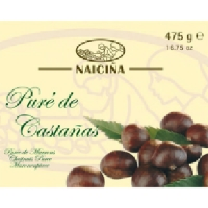 Hipercor  NAICIÑA puré de castañas bandeja 475 g