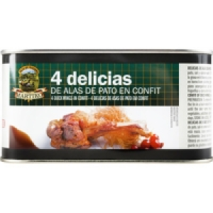 Hipercor  MARTIKO delicias de alas de pato en confit lata 700 g