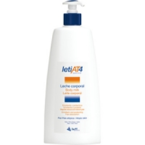 LETI AT4 leche corporal emoliente y protectora para piel ató