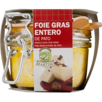 Hipercor  MARTIKO foie gras entero de pato frasco 130 g