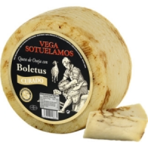 VEGA SOTUELAMOS queso curado de oveja con boletus peso aprox 21.90 €
