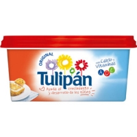 Hipercor  TULIPAN margarina original sin sal con calcio y vitaminas A 