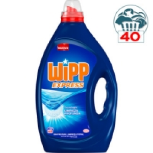 WIPP EXPRESS detergente máquina líquido gel azul botella 40  11.95 €