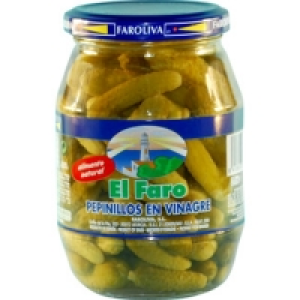 EL FARO pepinillos en vinagre extrafinos frasco 200 g neto e 1.69 €