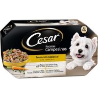 Hipercor  CESAR recetas a la carta alimento para perro en salsa con ca