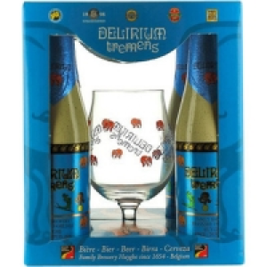 DELIRIUM TREMENS cerveza rubia especial belga estuche 4 bote
