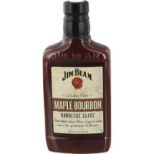 JIM BEAM salsa barbacoa bourbon arce botella 510 g