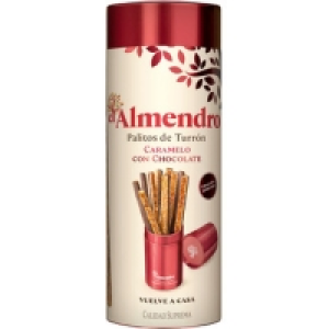 Hipercor  EL ALMENDRO palitos de turrón de caramelo con chocolate 12 u