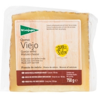 Hipercor  EL CORTE INGLES queso viejo mezcla madurado graso elaborado 