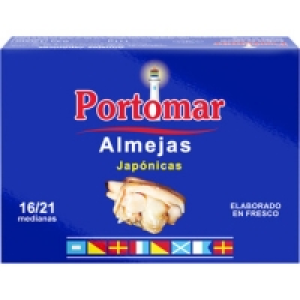 Hipercor  PORTOMAR SERIE NAUTICA almejas japónicas medianas 16-21 piez