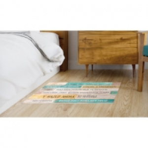 ALFOMBRA CROMA TXT SONRIE 45X75 CM