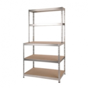 BANCO TRABAJO GALVANIZADO/MADERA 180X100X60/30 CM