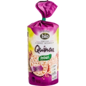 SANTIVERI Organic Bio tortitas de arroz integral con quinoa  1.55 €