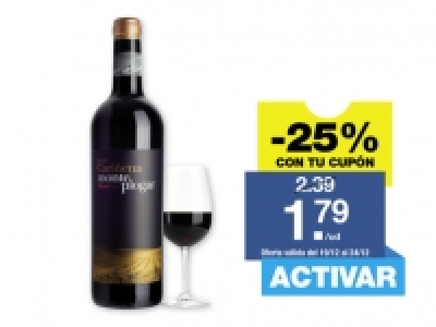 Lidl  Vino tinto reserva Monte plogar