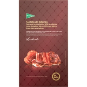 EL CORTE INGLES surtido de ibéricos paleta + lomo de bellota 19.90 €