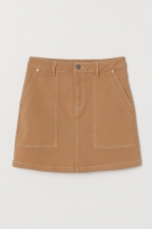  Falda en sarga de algodón 13.99 €