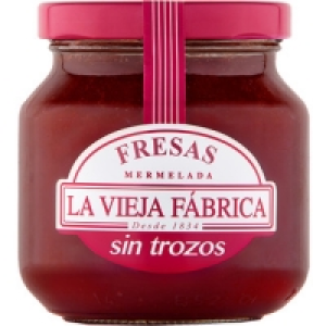LA VIEJA FABRICA mermelada de fresa sin trozos frasco 280 g