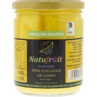 Hipercor  NATUFRUIT piña ecológica en lomos en su jugo frasco 250 g ne