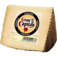 Hipercor  GRAN CAPITAN queso curado mezcla graso elaborado con leche p