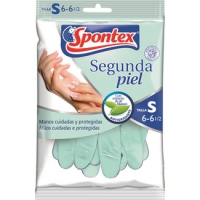 Hipercor  SPONTEX guantes Segunda Piel con extracto de té blanco antio