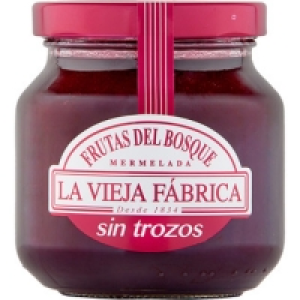 Hipercor  LA VIEJA FABRICA mermeladas de fruta del bosque sin trozos f