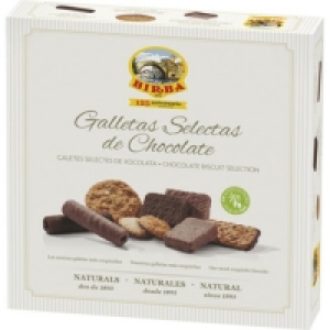 Hipercor  BIRBA galletas surtidas selectas de chocolate sin aceite de 