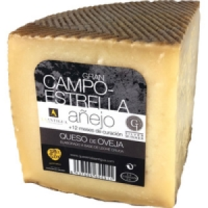 CAMPOESTRELLA queso añejo de oveja elaborado con leche cruda 8.90 €