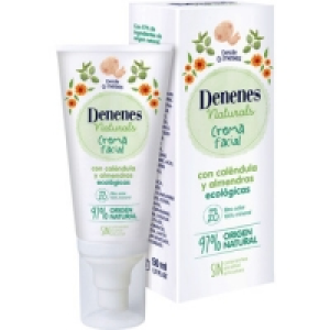 Hipercor  DENENES Naturals crema facial con caléndula y almendras ecol