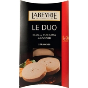 LABEYRIE Le Duo bloc de foie gras de pato 2 porciones envase