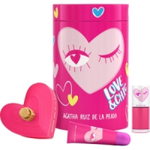 AGATHA RUIZ DE LA PRADA Love & Chic lata de regalo con eau d