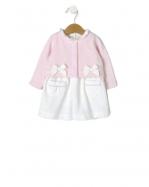 Prenatal  SET DE 3 PIEZAS VESTIDO BODY Y CHAQUETA