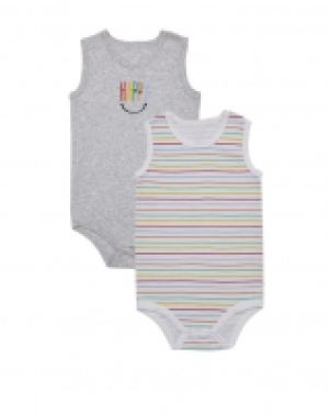 Prenatal  PACK 2 BODIES SIN MANGAS MULTICOLOR