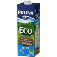 Hipercor  PULEVA leche entera ecológica envase 1 l