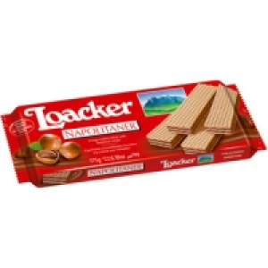 LOACKER galletas de barquillo rellenas de crema de avellanas 1.75 €