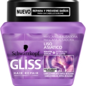 GLISS Hair Repair mascarilla alisadora Liso Acuático con ker