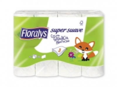 Floralys&reg; Papel higi&eacute;nico 3 capas 6.49&nbsp;&euro;
