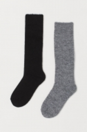  2 calcetines en mezcla de lana